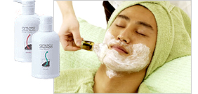 お顔剃り お顔剃り